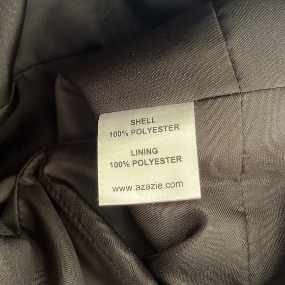 Azazie Bonnie - Size A8 - Black Chiffon - Picture 8 of 9